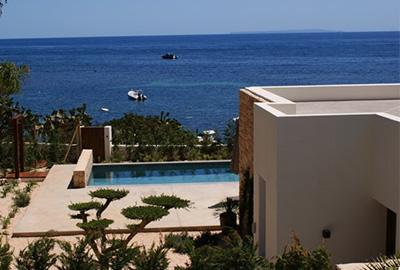 Villa Higueras Ibiza - zeezicht 