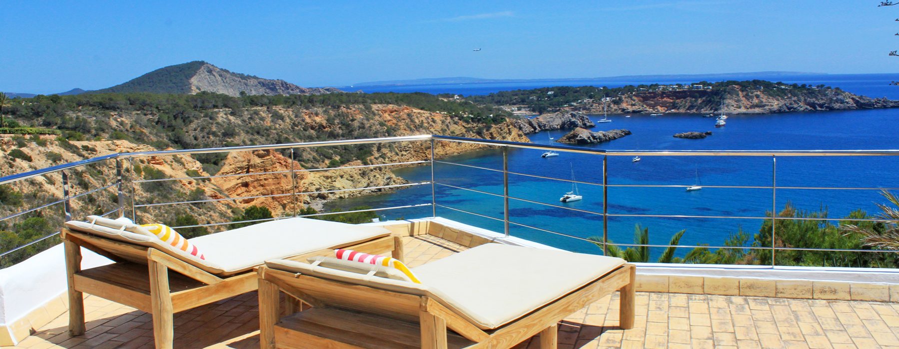 Finca Vista Mar Ibiza met zeezicht te huur