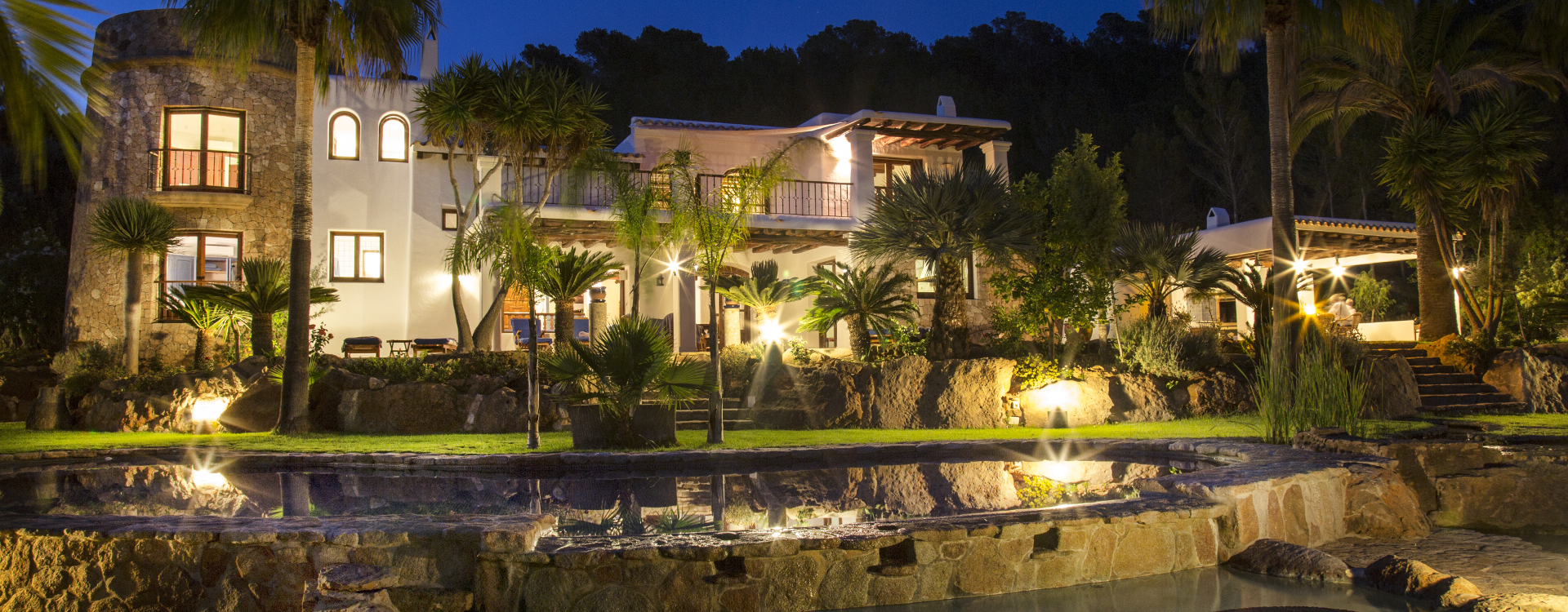 Villa Villa Cascade te huur in ibiza - zicht 