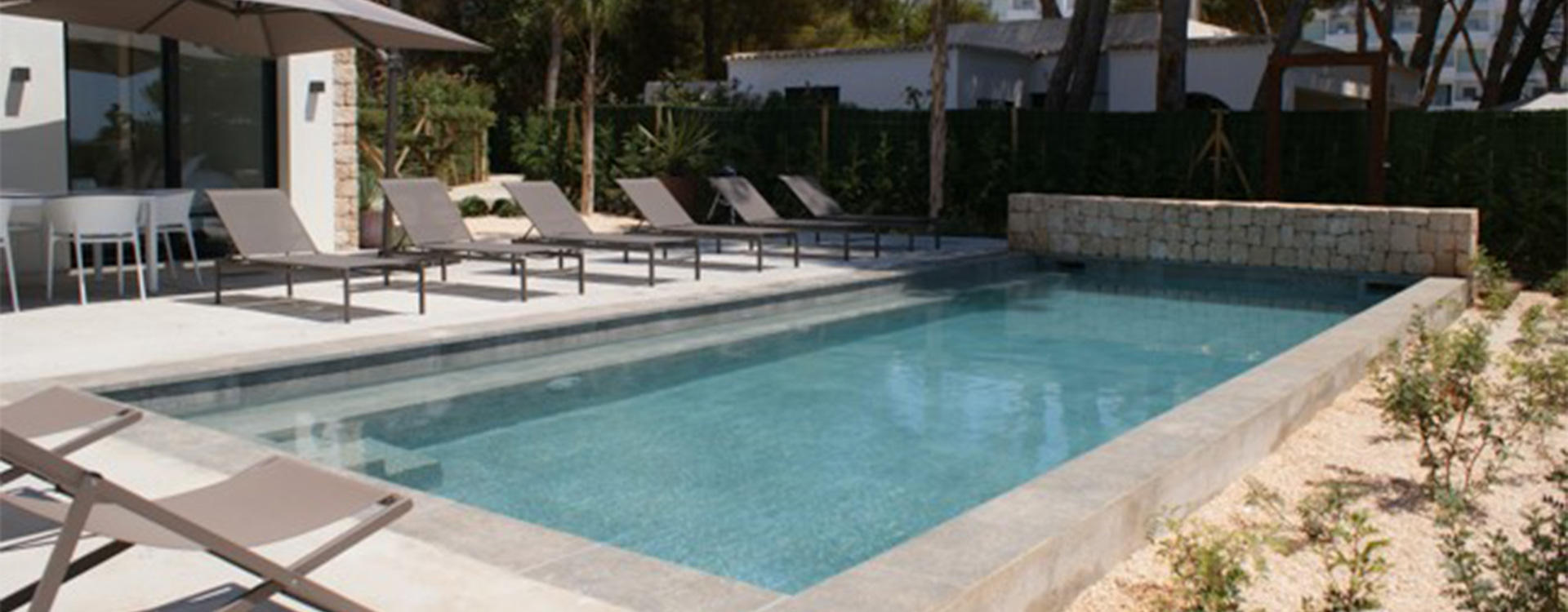 Villa Algarrobos te huur op ibiza - zwembad