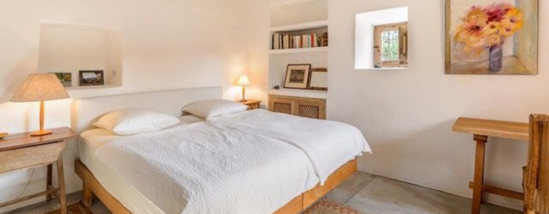 Casa Berner for rent ibiza villa bedroom
