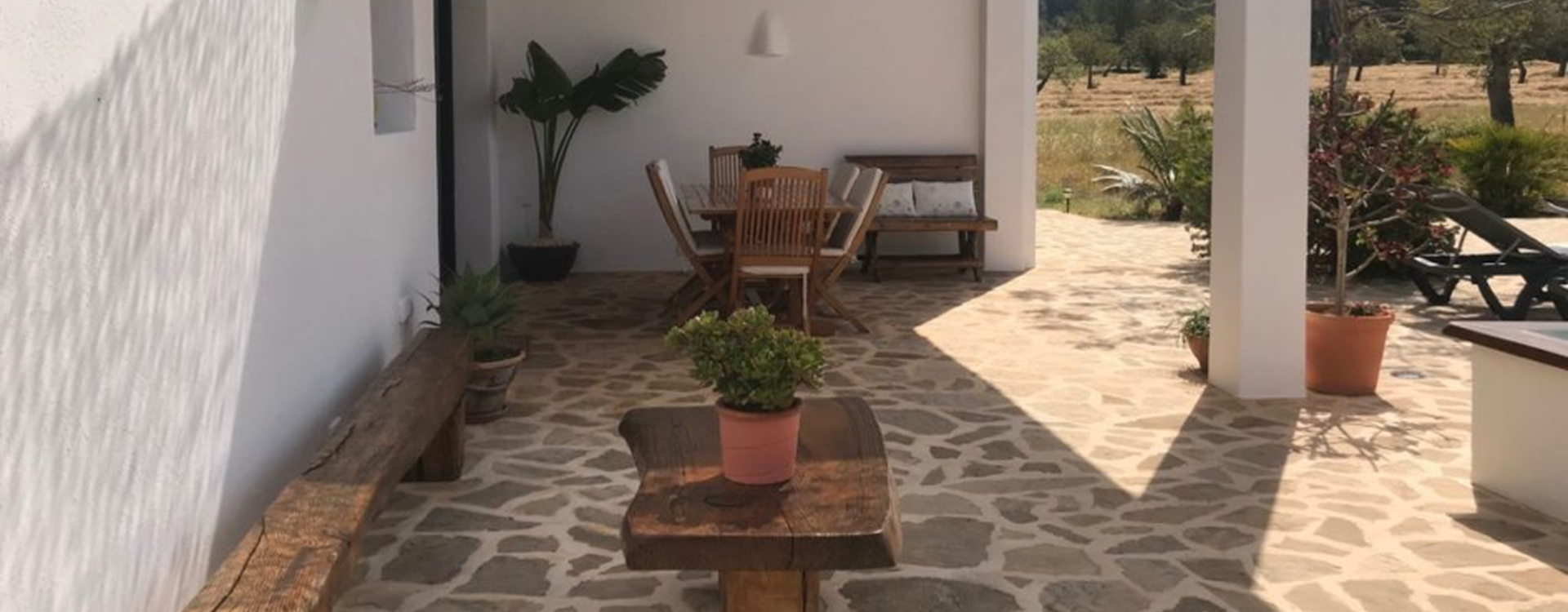 Villa Finca Gertrudis te huur op Ibiza - Terras