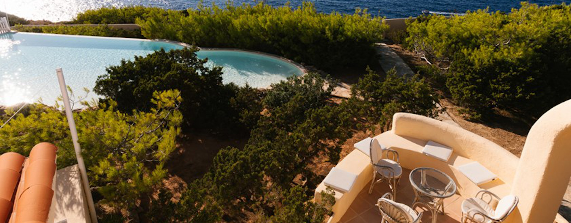 Villa Mar Azul te huur op ibiza - zicht op zee